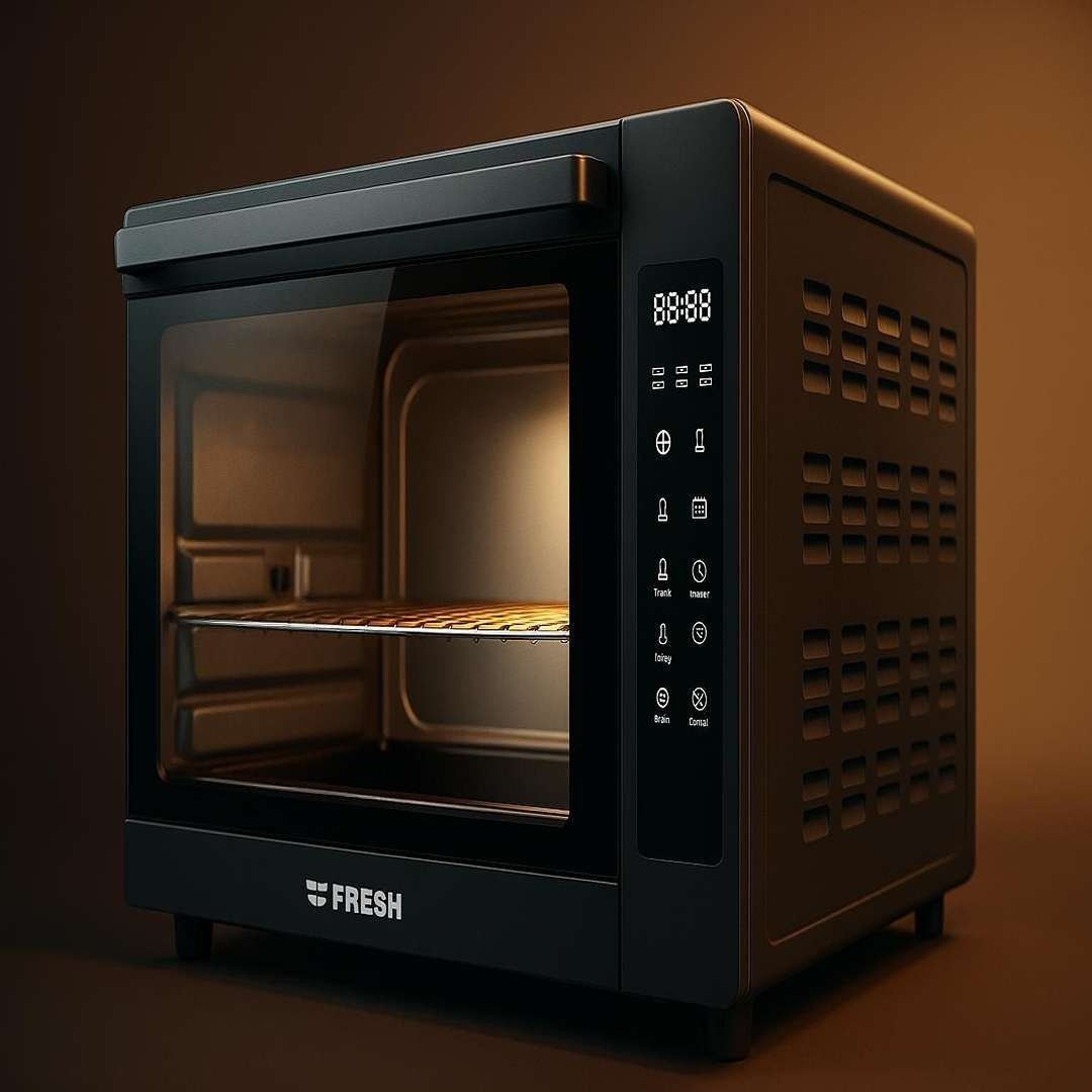 فريش فرن، 65 لتر، ديجيتال، شواية، مروحة، لمبة، 2200 وات، 20532 FR6503RCLD - اسود