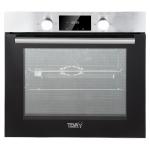 تيفا فرن بلت إن غاز، 60 سم، 82 لتر، ديجيتال، QGSTL BLACK DT - اسود