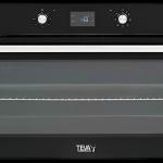 تيفا فرن بلت إن، 90 سم، 125 لتر، غاز، QGSTYL 125 BLACK - اسود