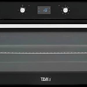 تيفا فرن بلت إن، 90 سم، 125 لتر، غاز، QGSTYL 125 BLACK - اسود