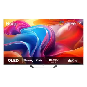 هاير تلفزيون، 65 بوصة، QLED، ريسيفر، بدون فريم، H65S80FUX - اسود