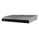 بيورتي شفاط بلت إن، 3 سرعات، 90 سم، اضاءة ليد، PTSLIM X 90CM - فضي