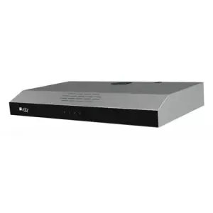 بيورتي شفاط بلت إن، 3 سرعات، 90 سم، اضاءة ليد، PTSLIM X 90CM - فضي