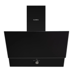 Kumtel Built-in Extractor Hood, Decorative, 60 cm, 450 m³/h, 3 Speeds, DA6-830 - Black