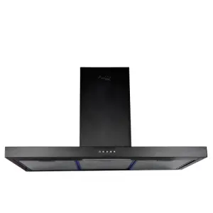 بيورتي شفاط مطبخ، بلت ان، 90 سم، قوة شفط 650 م3/س، 3 سرعات، اضاءة ليد، Flato BL 60cm - اسود