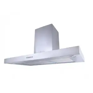 بيورتي شفاط مطبخ، بلت ان، 60 سم، قوة شفط 650 م3/س، 3 سرعات، اضاءة ليد، Flato X 60cm - فضي