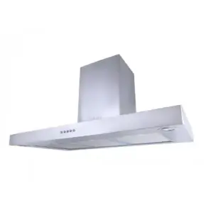 بيورتي شفاط مطبخ، بلت ان، 90 سم، قوة شفط 650 م3/س، 3 سرعات، اضاءة ليد، Flato X 90cm - فضي