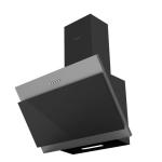 ايكوماتيك شفاط بلت إن، 60 سم، H6106EBX - اسود فضي
