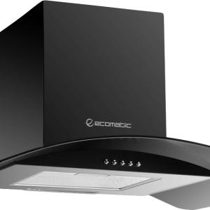 ايكوماتيك شفاط بلت إن، 90 سم، H96GBK - اسود