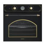كومتيل فرن بلت إن، غاز، 60 سم، 60 لتر، ديجيتال، B66-SF2-BL-Rustiq Glass - اسود