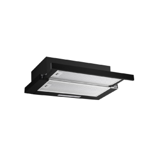 بيورتي شفاط بلت إن، 3 سرعات، 60 سم، إضاءة ليد، HIDDEN BL 60CM - اسود