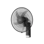 ميديا مروحة حائط، 18 بوصة، 5 ريشة، 3 سرعات، FW45-25M-BK - اسود