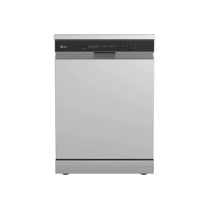 Midea Dishwasher, 60 cm, 14 Place Settings, 6 Programs, Wi-Fi, Antibacterial Filter, MDWPF1433C(S)-W-EG - Silver
