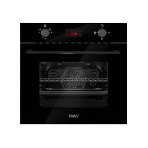 Tiva Built-in Oven, 60 cm, 72L, Auto-ignition, Fan, Digital, NBGF BDT - Black