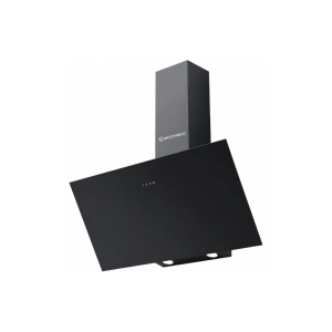 Ecomatic Built-in Decorative Hood, 60 cm, 1000 m³/h, 3 Speeds, Remote Control, H610ZT - Black