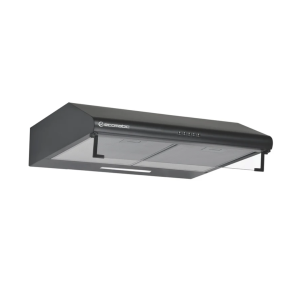 Ecomatic Built-in Flat Hood, 80 cm, 650 m³/h, 3 Speeds, H86NCFBK - Black