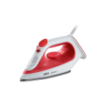 Braun Steam Iron, Ceramic, 1900W, Steam 120g/min, 1019 Braun - White Red
