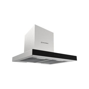 ايكوماتك شفاط بلت ان، 60 سم، 3 سرعات، 850 م³/س، إضاءة ليد، H6308TT - فضي اسود