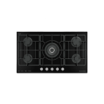إيكوماتك بوتاجاز بلت إن، 92 سم، 5 شعلات، غاز، S997XLC - اسود