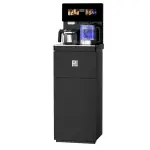 بيورتي مبرد مياه، سمارت، ماكينة تحضير شاي، ديجيتال، بارد/ساخن، ريموت كنترول، PFK68BL - اسود