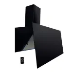 بيورتي شفاط بلت إن، 3 سرعات، 90 سم، اضاءة ليد، ROSE PLUS BL 90CM - اسود