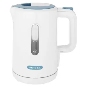 Ariete Plastic Kettle, 2200 Watts, 1.7 Liters, 2846 - White