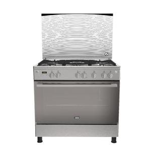 Zanussi Cool Max Gas Cooker, 90 cm, 5 Burners, ZCG 94396XB - Silver