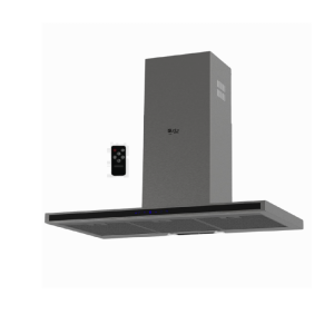 بيورتي شفاط مطبخ تركى، 90 سم، 5 سرعات، اضاءة ليد، قوة شفط TSD DARK INOX PRO PLUS 90cm - اينوكس