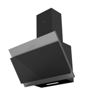 ايكوماتيك شفاط بلت إن، 60 سم، H6106EBX - اسود فضي