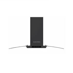 ايكوماتيك شفاط بلت إن، 60 سم، تاتش، ريموت كنترول، كيرڤى، H6210KGTBK - اسود