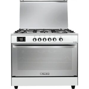 Fresh Hammer Gas Cooker, 5 Burners, 90x60 cm, 500016949 - Silver