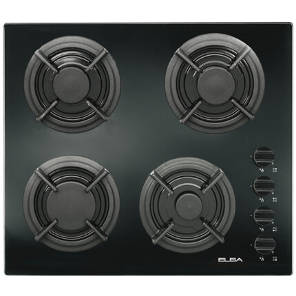 البا بوتاجاز بلت إن، غاز، 60 سم، 4 شعلة، E41-455BK - اسود