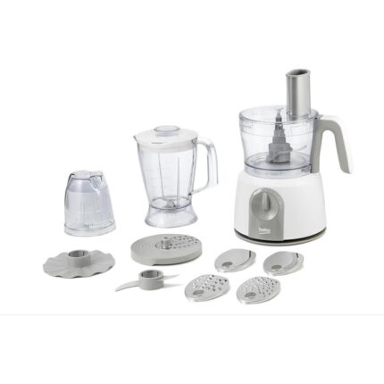 Beko Food Processor, 1000 Watt, 6 Speeds, FPP4402W - White