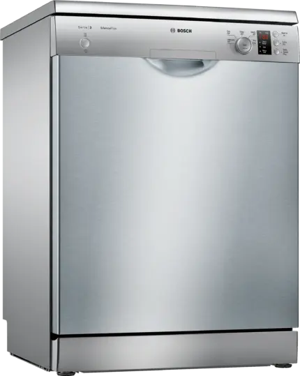 Bosch Dishwasher, 60 cm, 12 Place Settings, SMS25AI00G - Silver