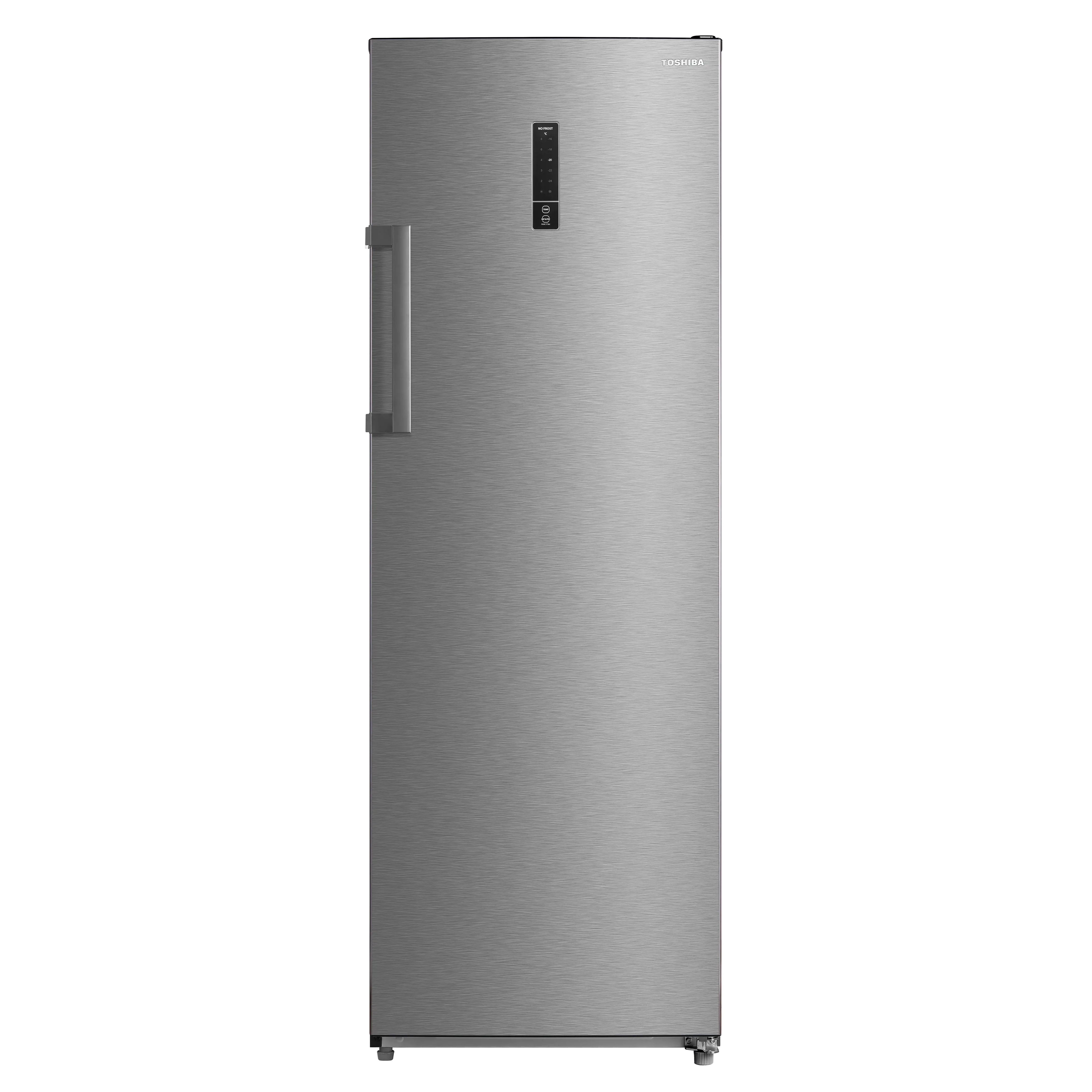 توشيبا ديب فريزر، 7 درج، 238 لتر، نوفروست، ديجيتال، GR-RU312WE-DMN(57) - رمادي