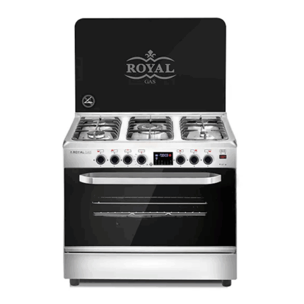 رويال جاز ماستر شيف برو بوتاجاز، 90 سم، R-2010300 - اسود فضي