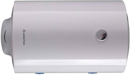 Ariston Electric Water Heater, 50 Liters, Horizontal Titanium, PRO R50H - White