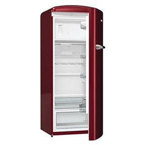 Gorenje Refrigerator, 1 Door, 260 Liters, ORB153R - Red