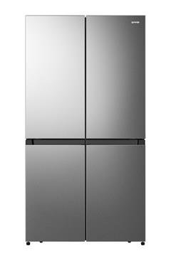 Gorenje Refrigerator, 4 Doors, 609 Liters, Inverter, NRM918FUX - Silver