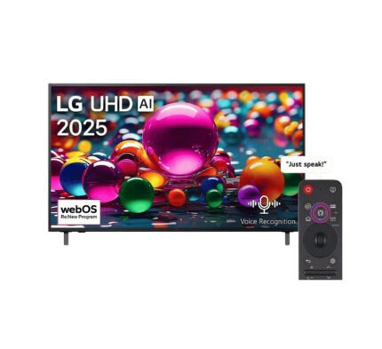 إل جي شاشة سمارت، 55 بوصة، بدون فريم، 55UA85006LA - اسود