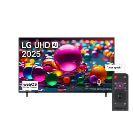 إل جي شاشة سمارت، 65 بوصة، 4K UHD، بدون فريم، 65UA85006LA - اسود