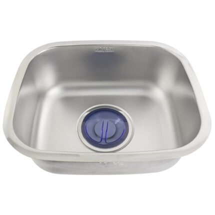 Purity Stainless Kitchen Sink, 53*43 cm, K530-1MM - Silver