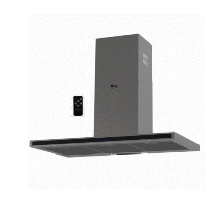 بيورتي شفاط مطبخ تركى، 90 سم، 5 سرعات، اضاءة ليد، قوة شفط TSD DARK INOX PRO PLUS 90cm - اينوكس