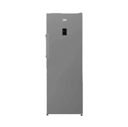 Beko Upright Freezer, No Frost, 7 Drawers, Digital Display, B3RFNE294XS - Silver